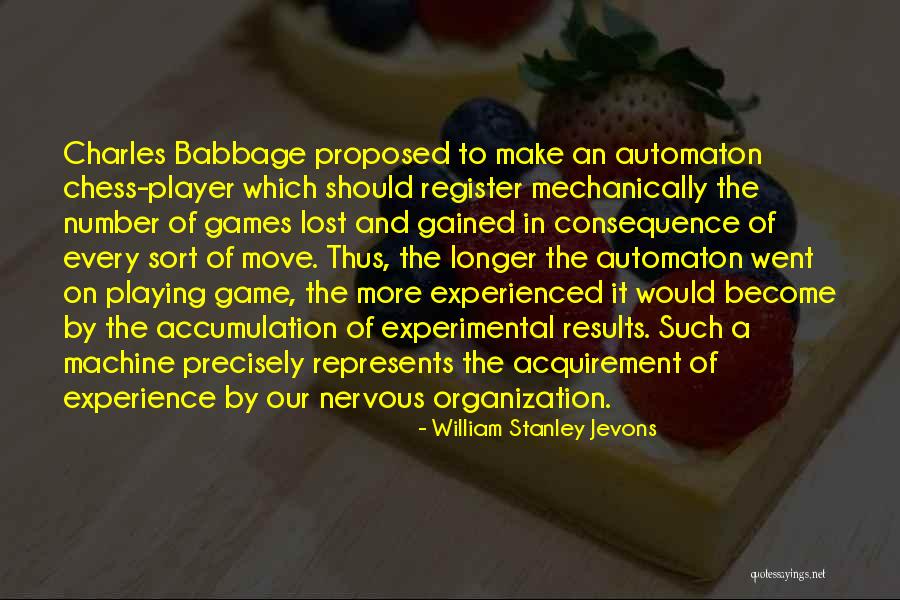 Babbage Quotes By William Stanley Jevons Babbage Quotes By William Stanley Jevons