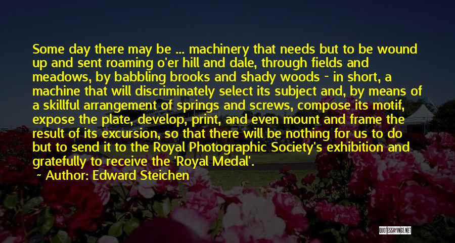 Babbling Quotes By Edward Steichen