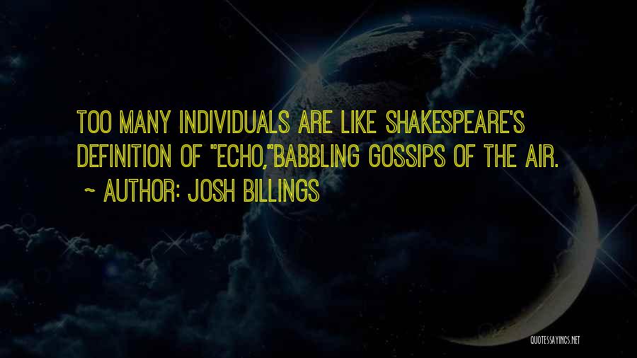 Babbling Quotes By Josh Billings