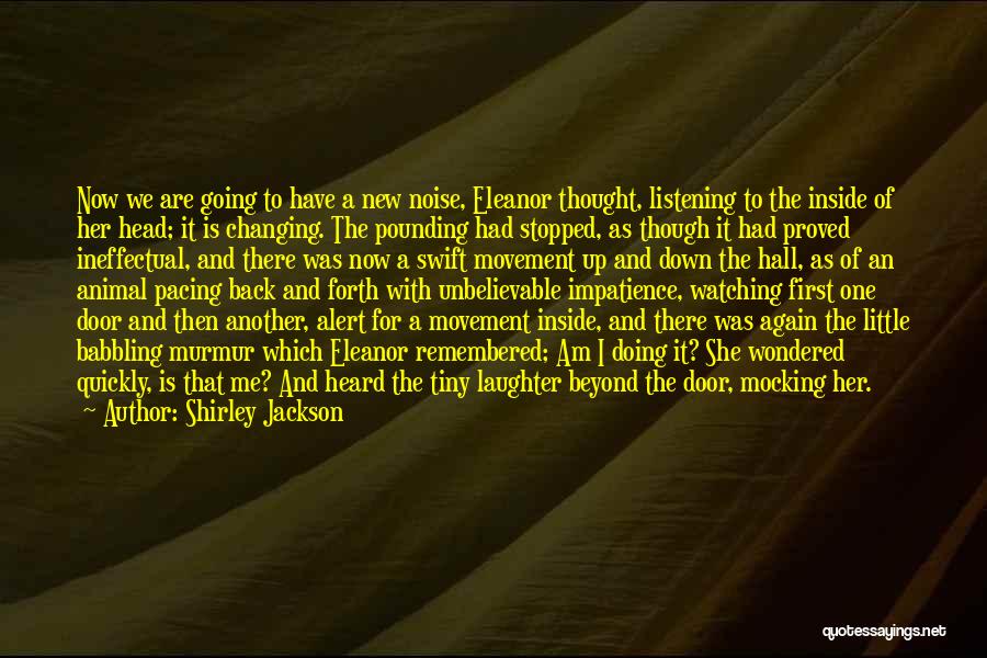 Babbling Quotes By Shirley Jackson