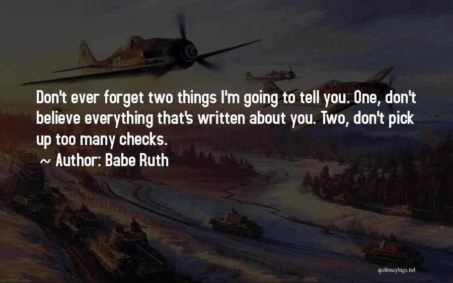 Babe Ruth Quotes 1721243