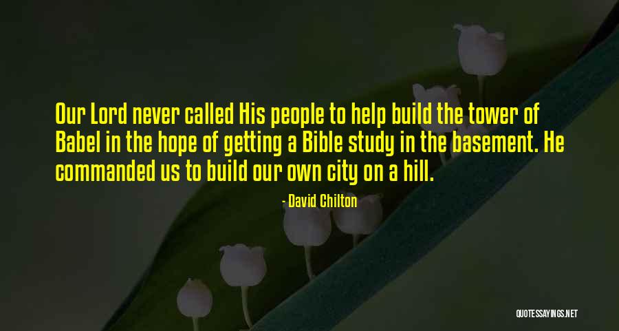 Babel Bible Quotes By David Chilton