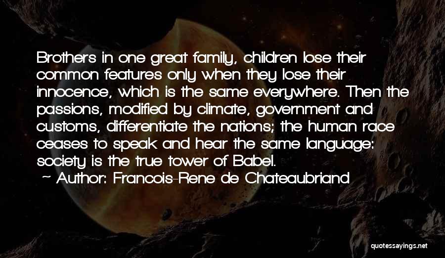 Babel Quotes By Francois-Rene De Chateaubriand