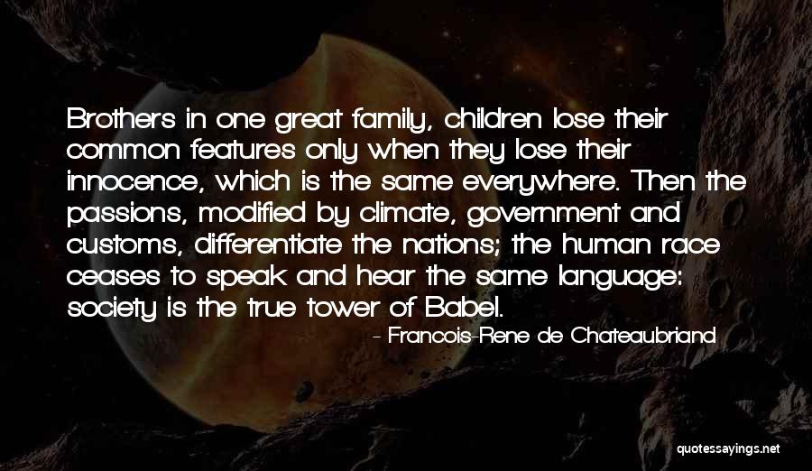 Babel Quotes By Francois-Rene De Chateaubriand