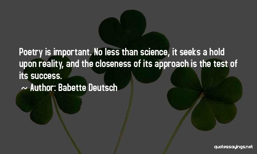 Babette Deutsch Quotes 805722