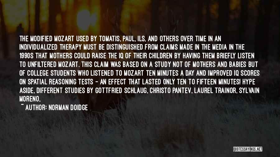 Babies And Music Quotes By Norman Doidge