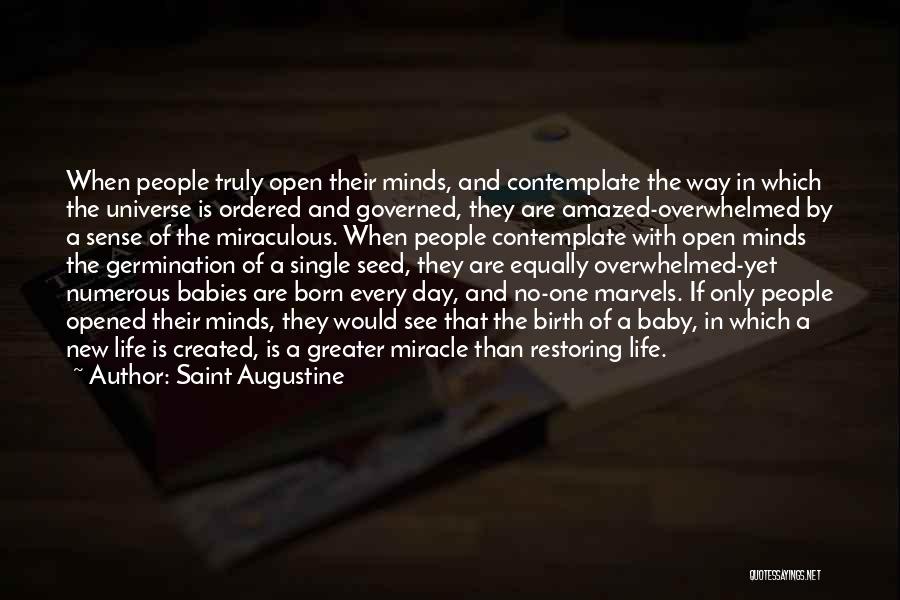 Babies Birth Quotes By Saint Augustine
