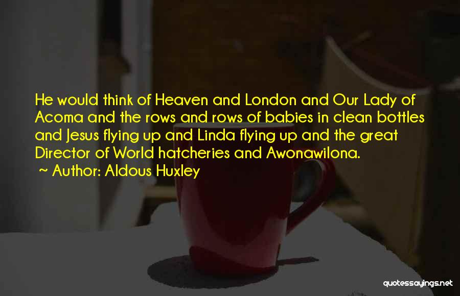 Babies Going To Heaven Quotes By Aldous Huxley