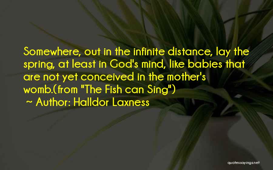 Babies In The Womb Quotes By Halldor Laxness