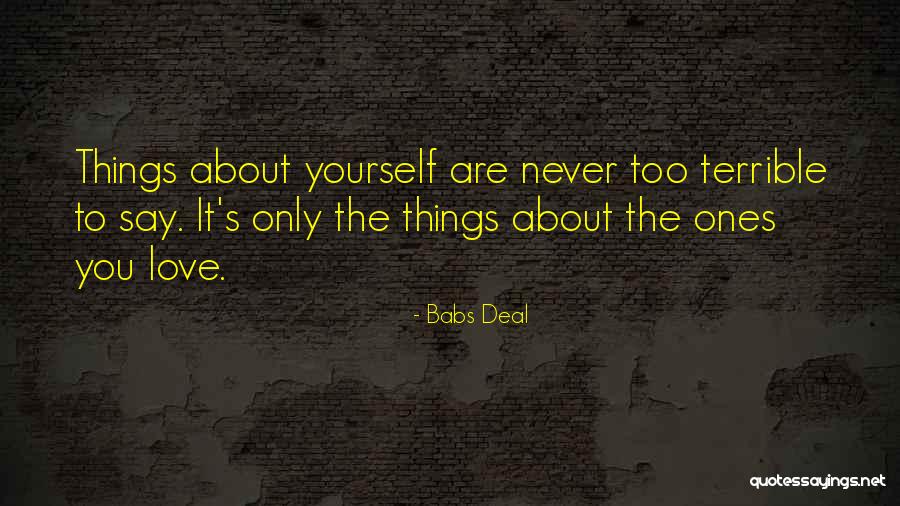 Babs Deal Quotes 1956080 Babs Deal Quotes 1956080