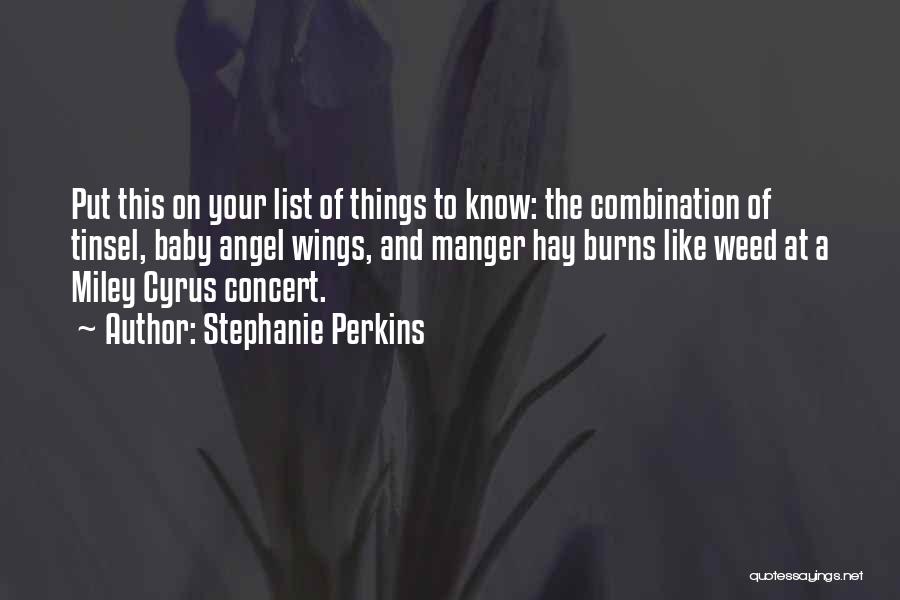 Baby Angel Wings Quotes By Stephanie Perkins