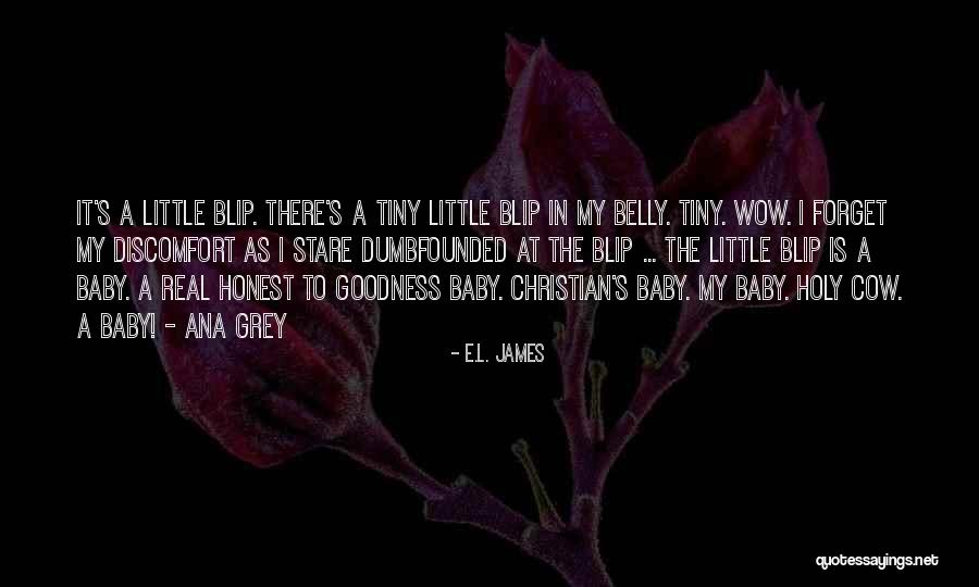 Baby Belly Quotes By E.L. James