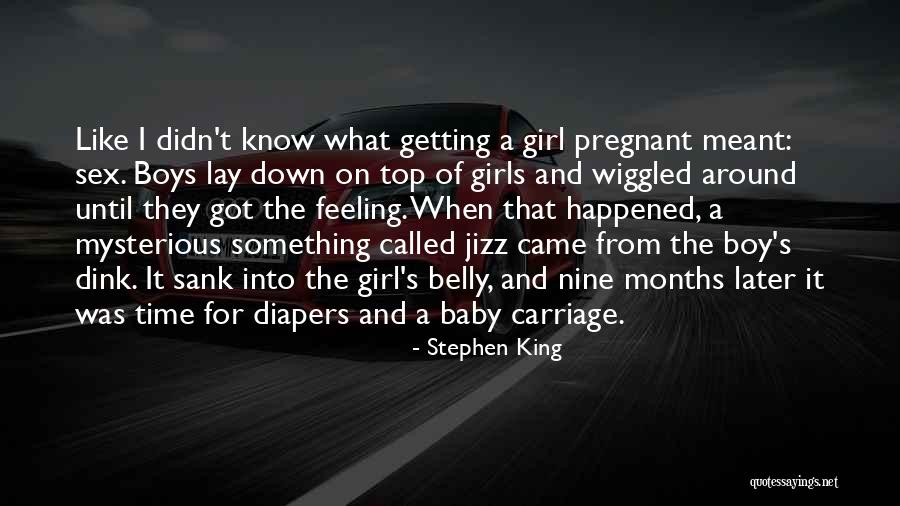 Baby Belly Quotes By Stephen King