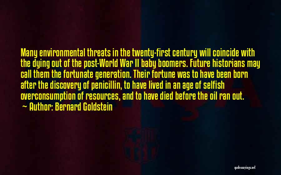 Baby Boomers Quotes By Bernard Goldstein