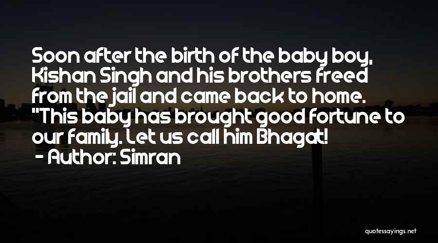 Baby Boy On The Way Quotes By Simran