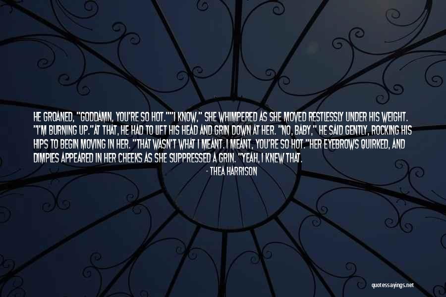 Baby Dimples Quotes By Thea Harrison Baby Dimples Quotes By Thea Harrison