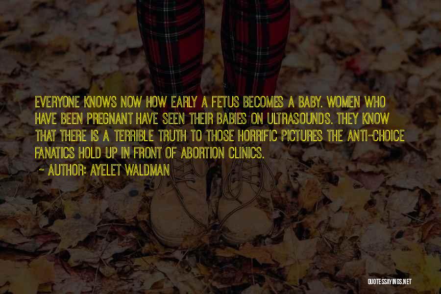 Baby Fetus Quotes By Ayelet Waldman