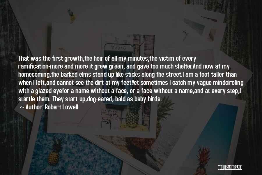 Baby First Step Quotes By Robert Lowell