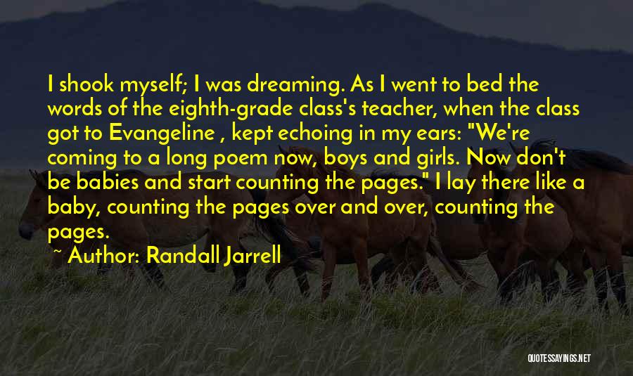 Baby Girl Coming Quotes By Randall Jarrell