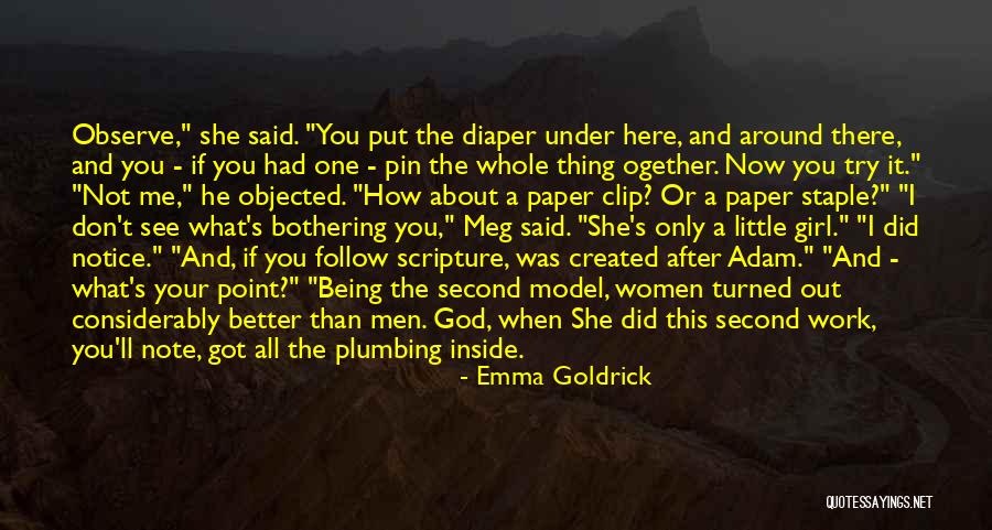 Baby Girl Diaper Quotes By Emma Goldrick