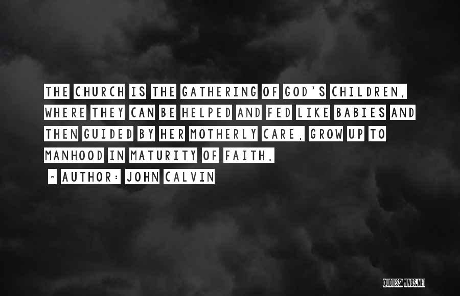 Baby Grow Up Quotes By John Calvin