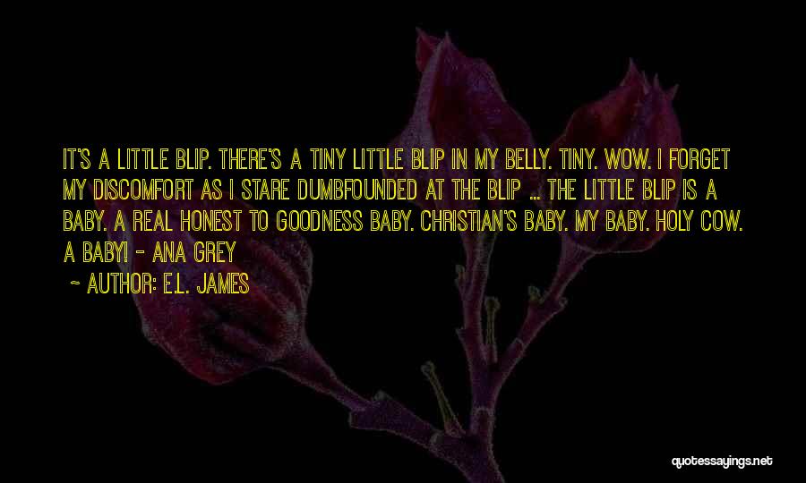 Baby In My Belly Quotes By E.L. James