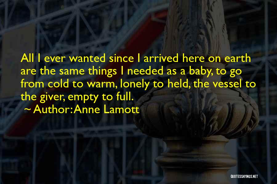 Baby It Cold Outside Quotes By Anne Lamott