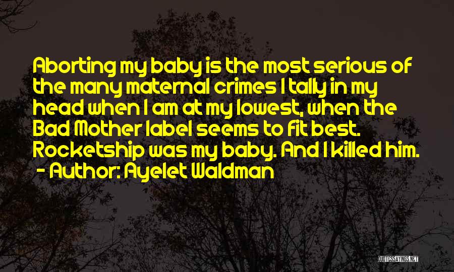 Baby Killed Quotes By Ayelet Waldman