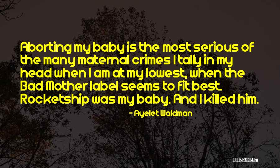 Baby Killed Quotes By Ayelet Waldman