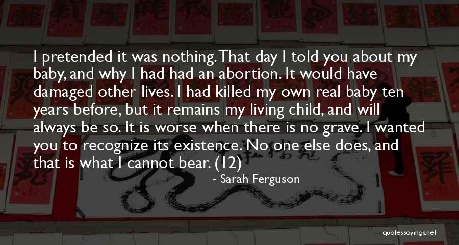 Baby Killed Quotes By Sarah Ferguson