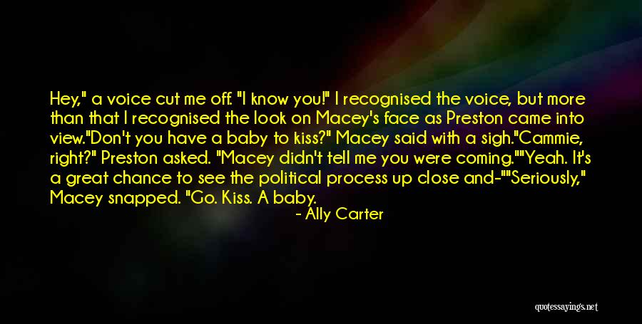 Baby Kiss Me Quotes By Ally Carter