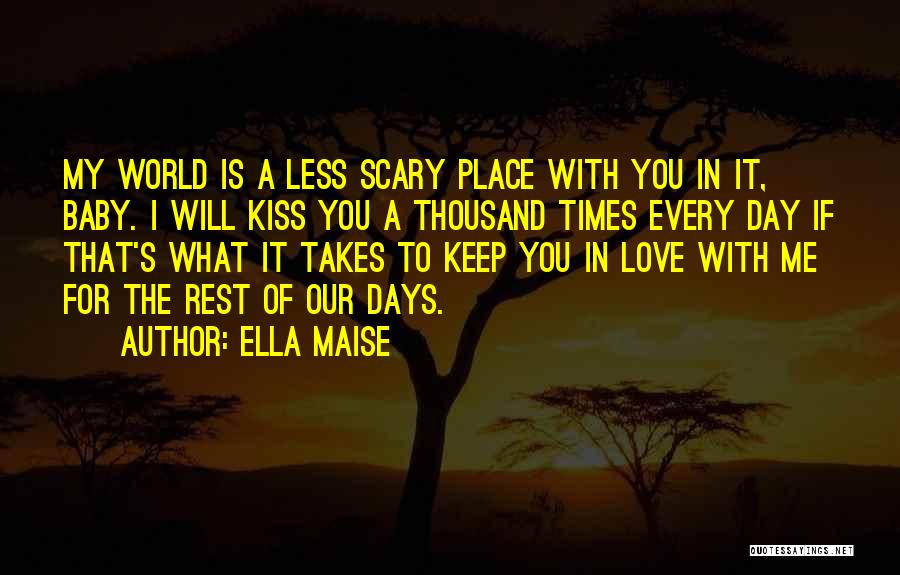 Baby Kiss Me Quotes By Ella Maise