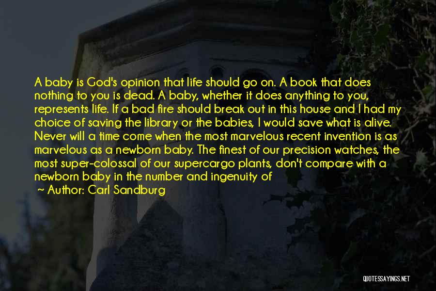 Baby Number 3 Quotes By Carl Sandburg