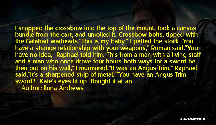 Baby On Way Quotes By Ilona Andrews