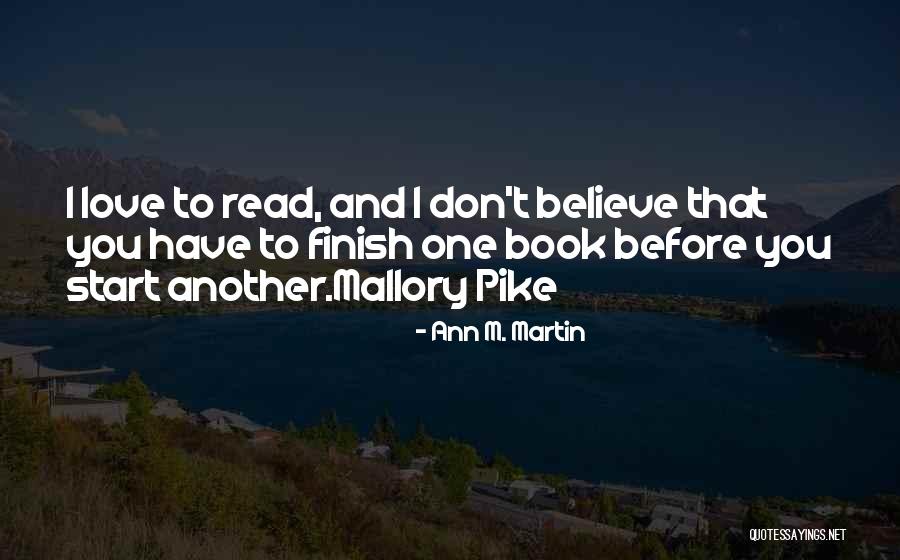 Baby Sitters Club Quotes By Ann M. Martin
