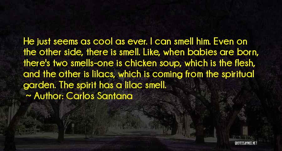 Baby Smell Quotes By Carlos Santana