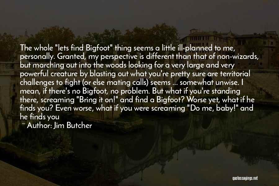 Baby Standing Quotes By Jim Butcher