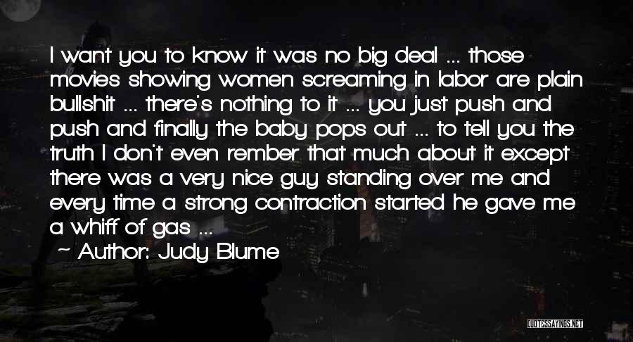 Baby Standing Quotes By Judy Blume