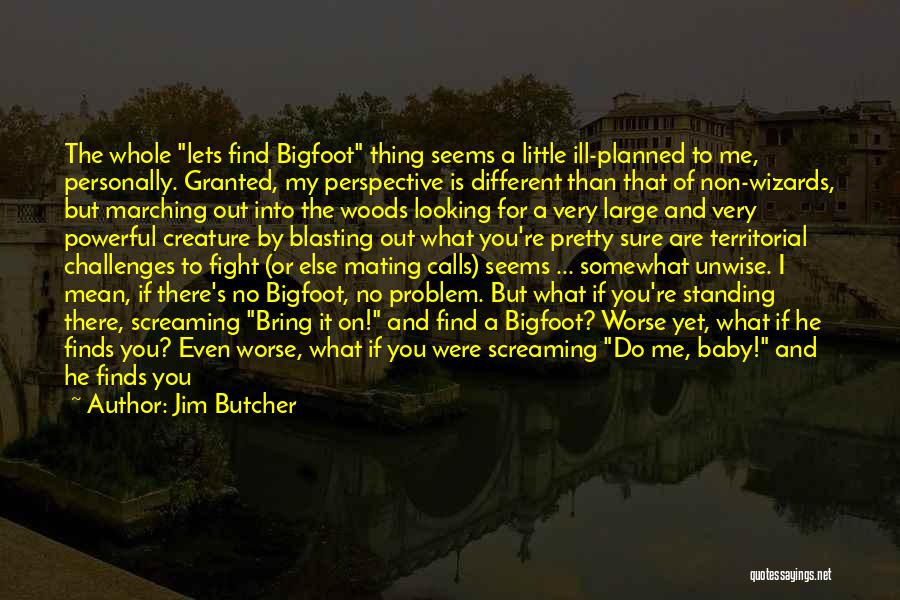 Baby Standing Up Quotes By Jim Butcher