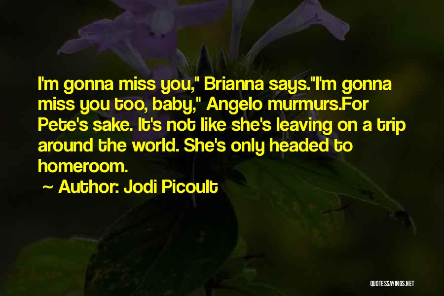 Baby You'll Miss Me Quotes By Jodi Picoult