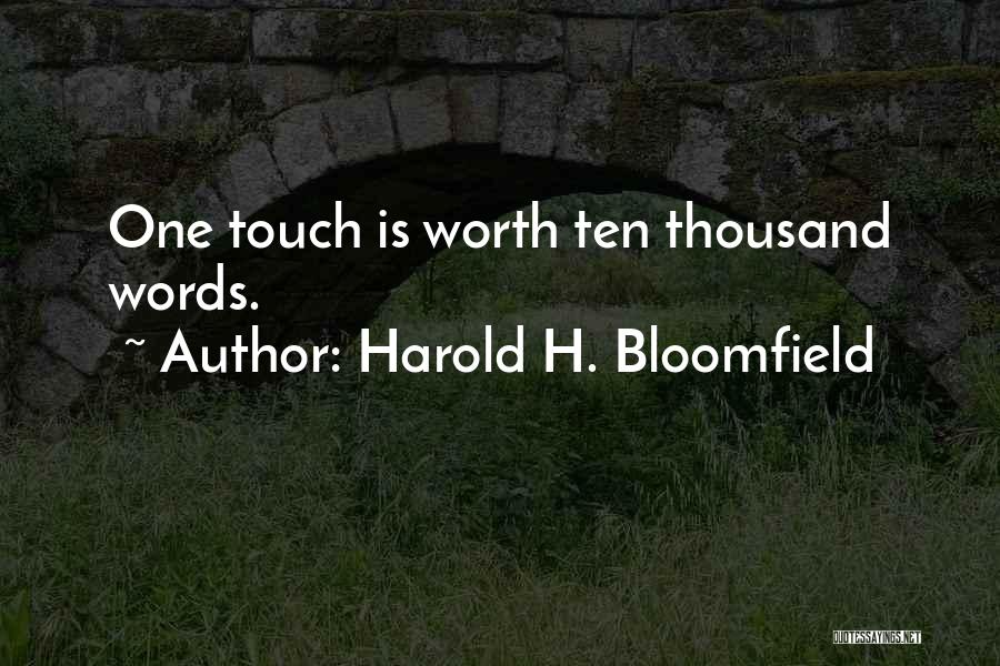 Baby You're Worth It Quotes By Harold H. Bloomfield