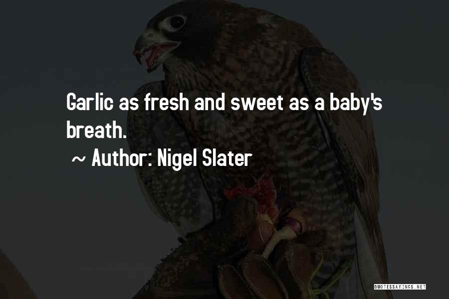 Baby's Breath Quotes By Nigel Slater