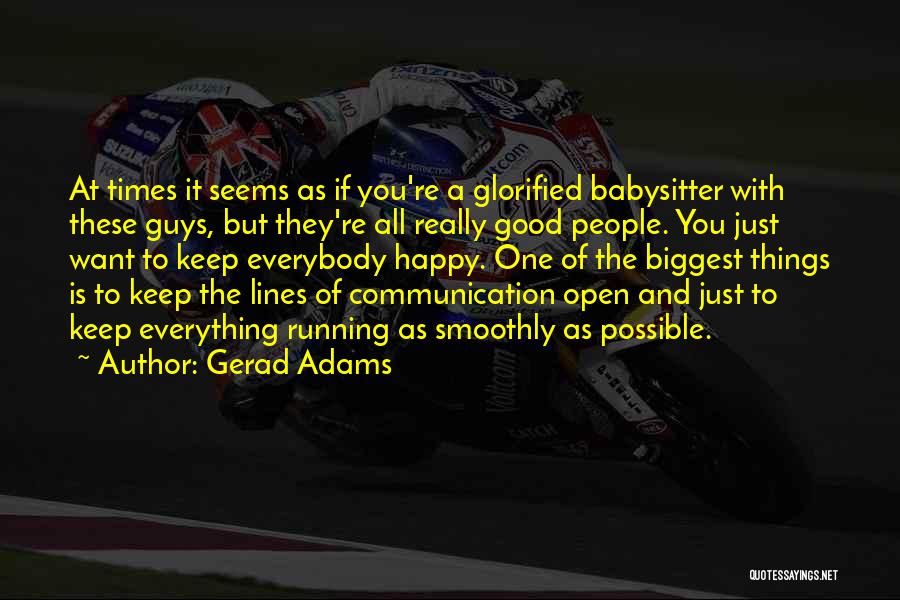Babysitter Quotes By Gerad Adams