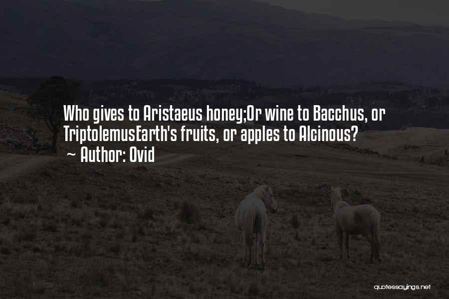 Bacchus Quotes By Ovid