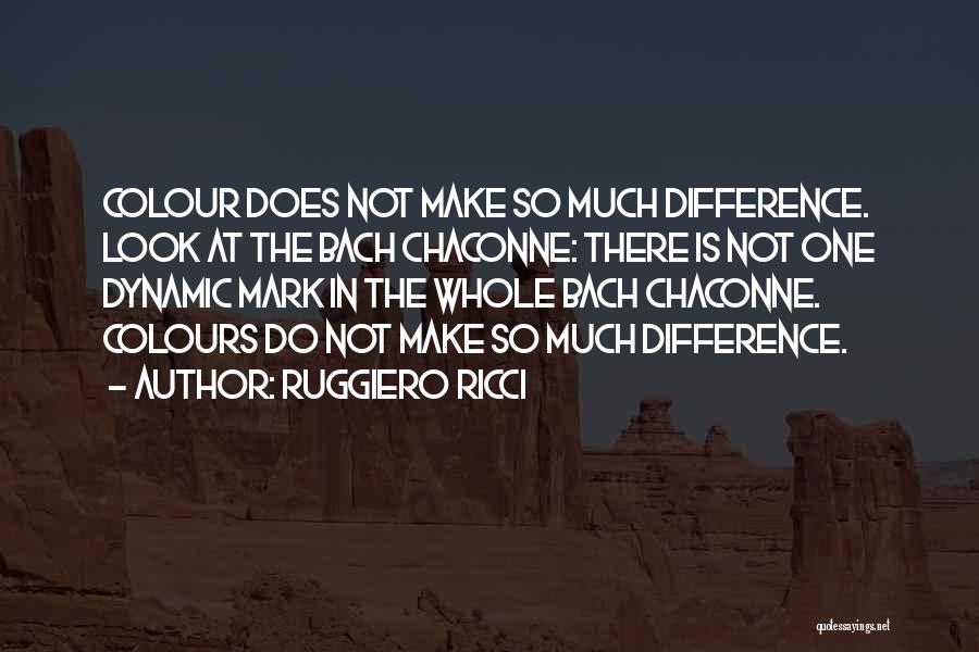Bach Chaconne Quotes By Ruggiero Ricci