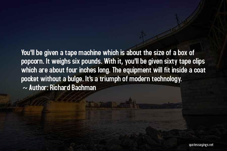 Bachman Quotes By Richard Bachman