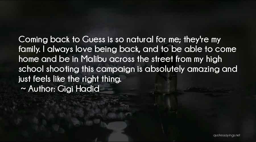 Back 2 Love Quotes By Gigi Hadid