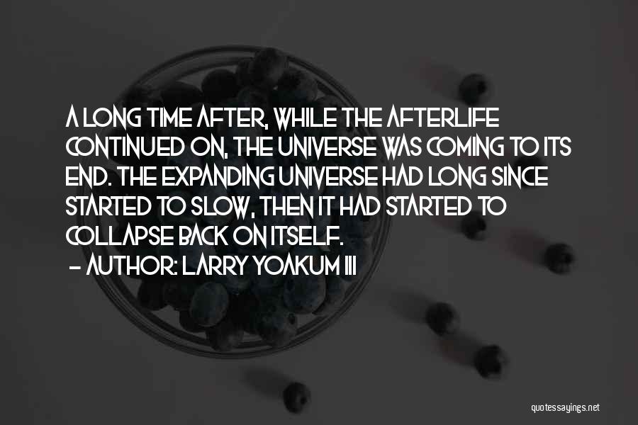 Back After A Long Time Quotes By Larry Yoakum III