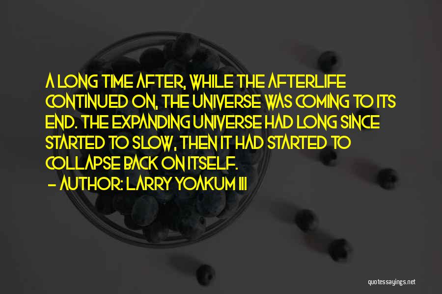 Back After Long Time Quotes By Larry Yoakum III
