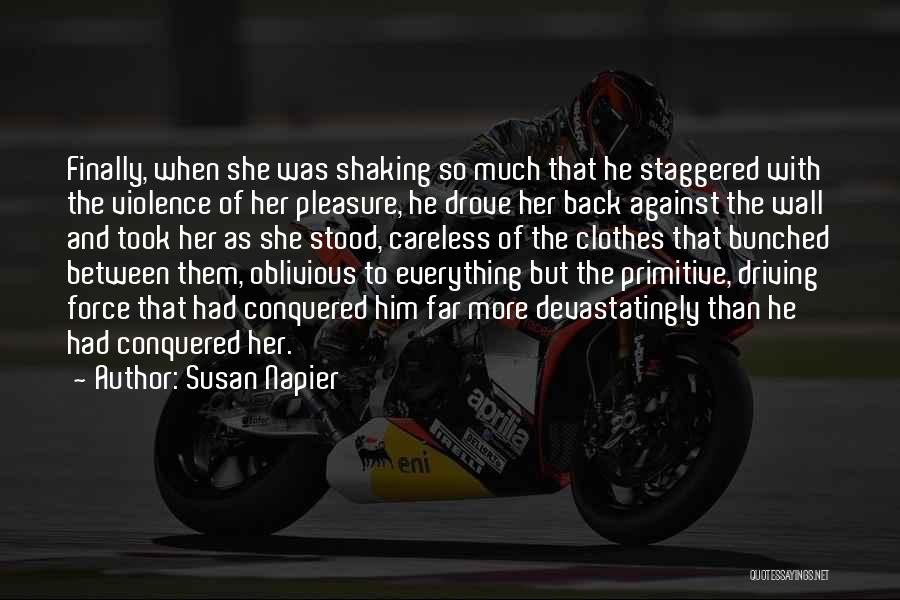 Back Against The Wall Quotes By Susan Napier